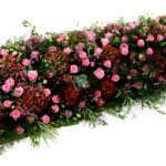Kistbedekking roze hortensia